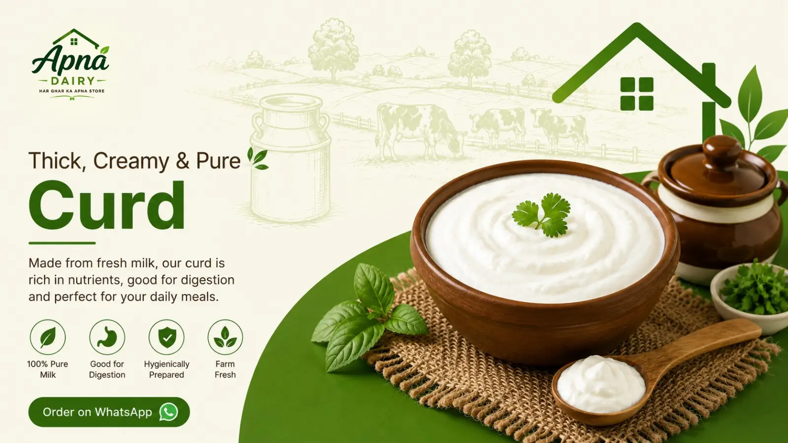 Thick & Creamy Curd