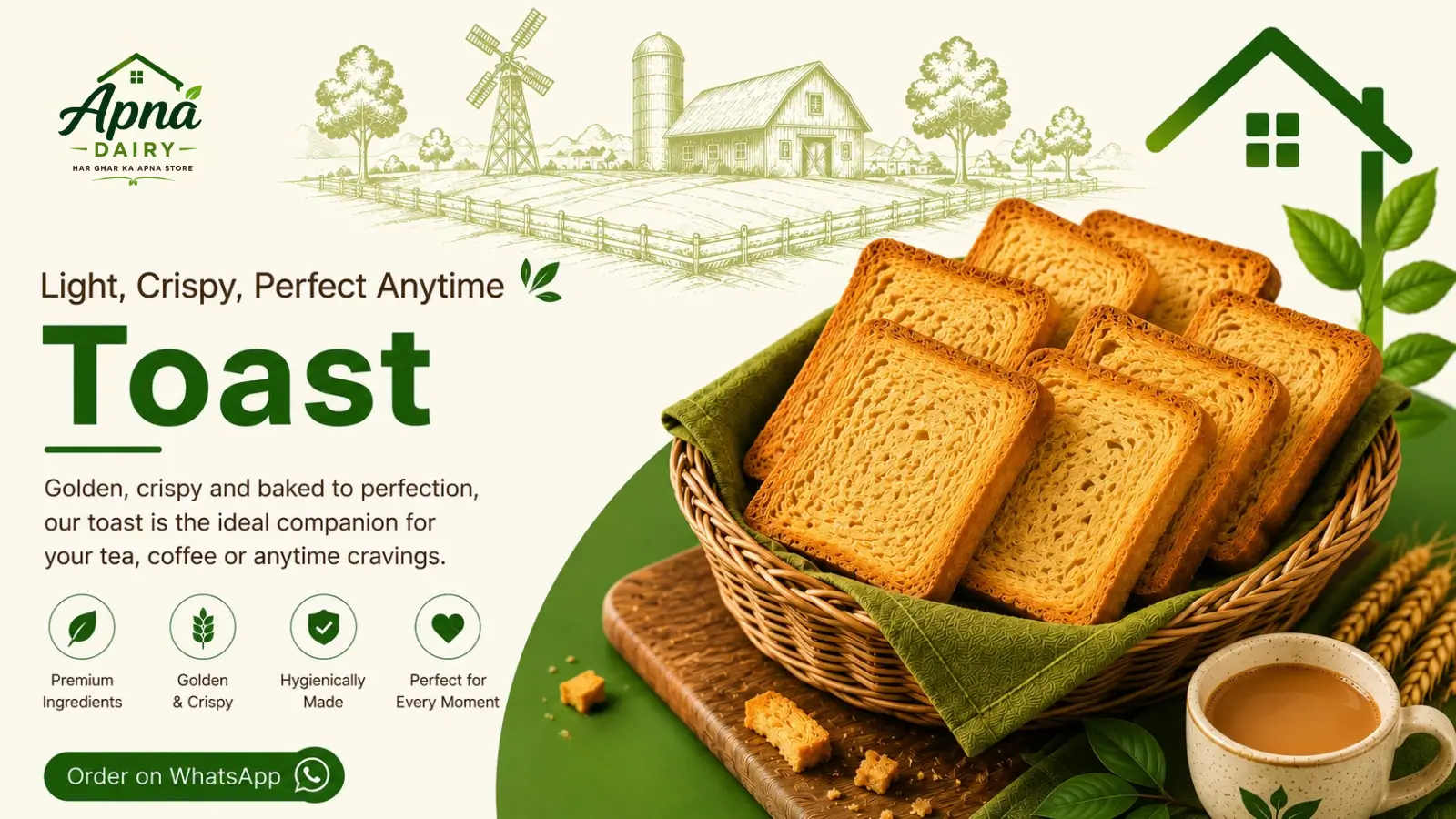 Crispy Multigrain Toast
